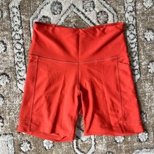 Old Navy Active Wear High-Waisted PowerSoft Biker Shorts -- 6-inch inseam